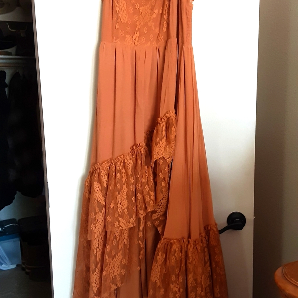 Joyfolie Spice High Low Maxi Dress